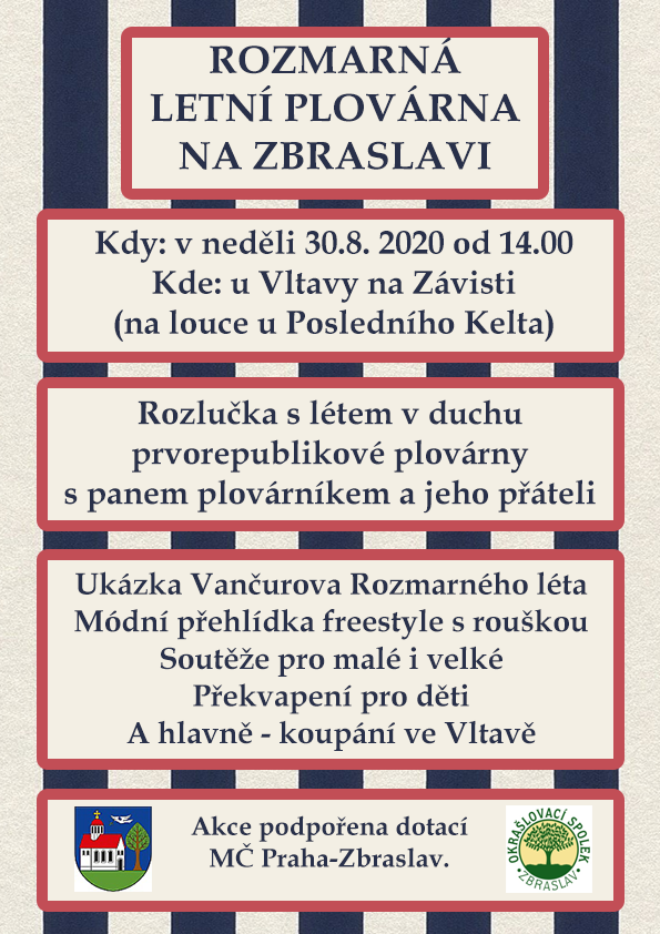 Pozvanka na Rozmarnou plovarnu 2020